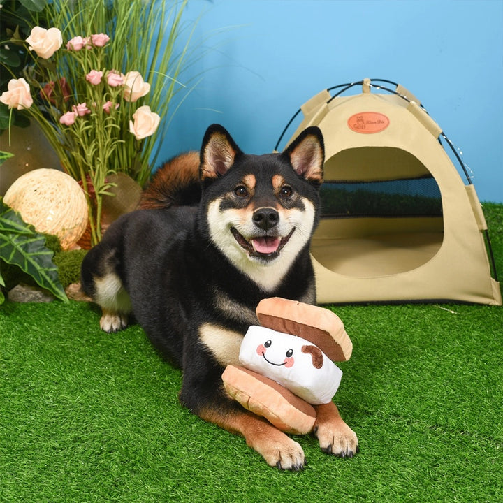 S'mores Plush Dog Toy