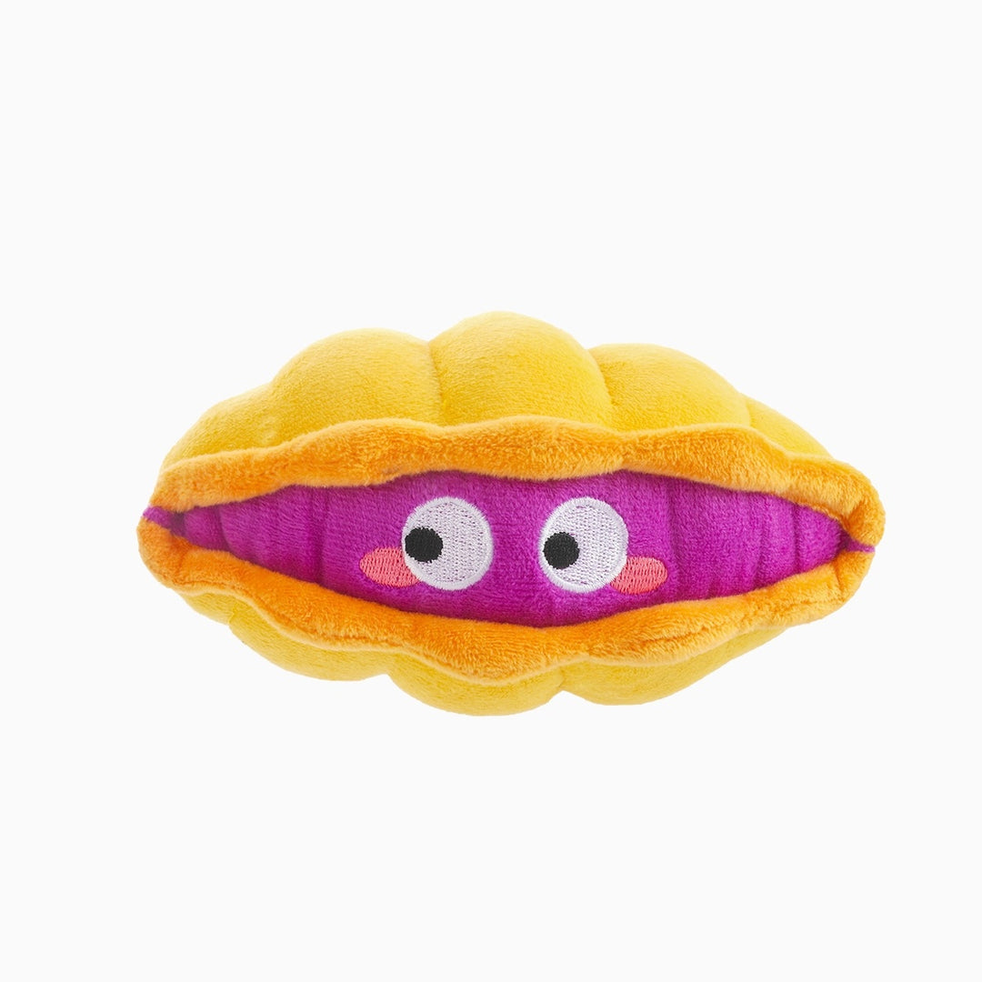 Clam Plush Dog Toy