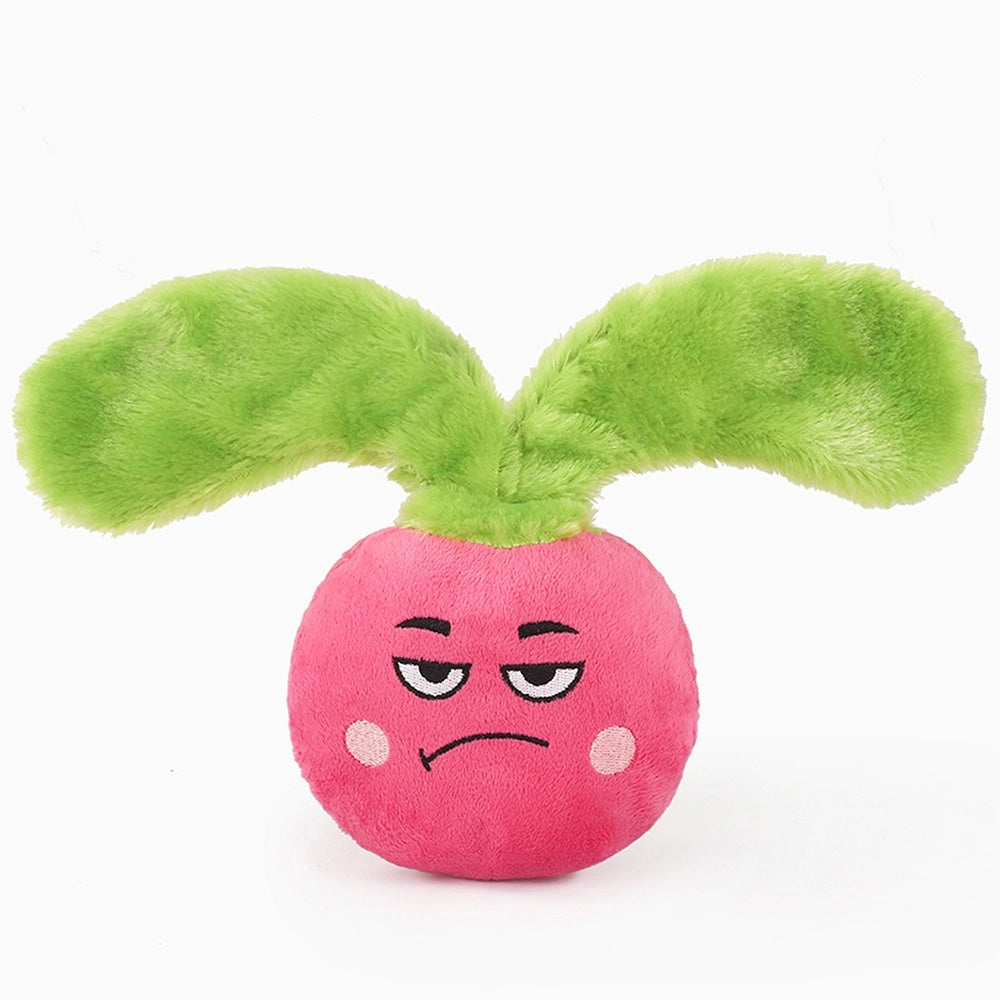 Radish Plush Dog Toy