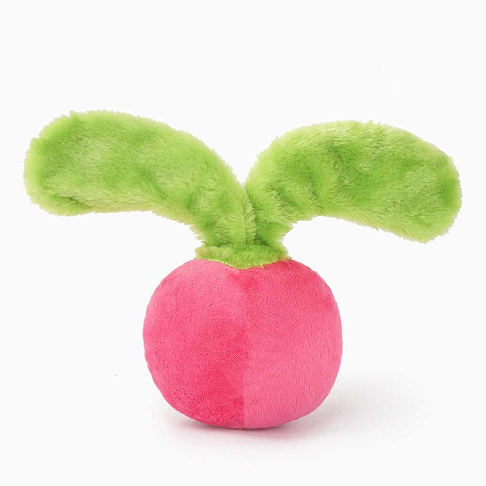 Radish Plush Dog Toy