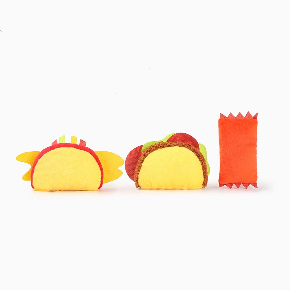 Taco Pupper Plush Dog Toy