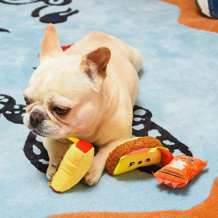 Taco Pupper Plush Dog Toy