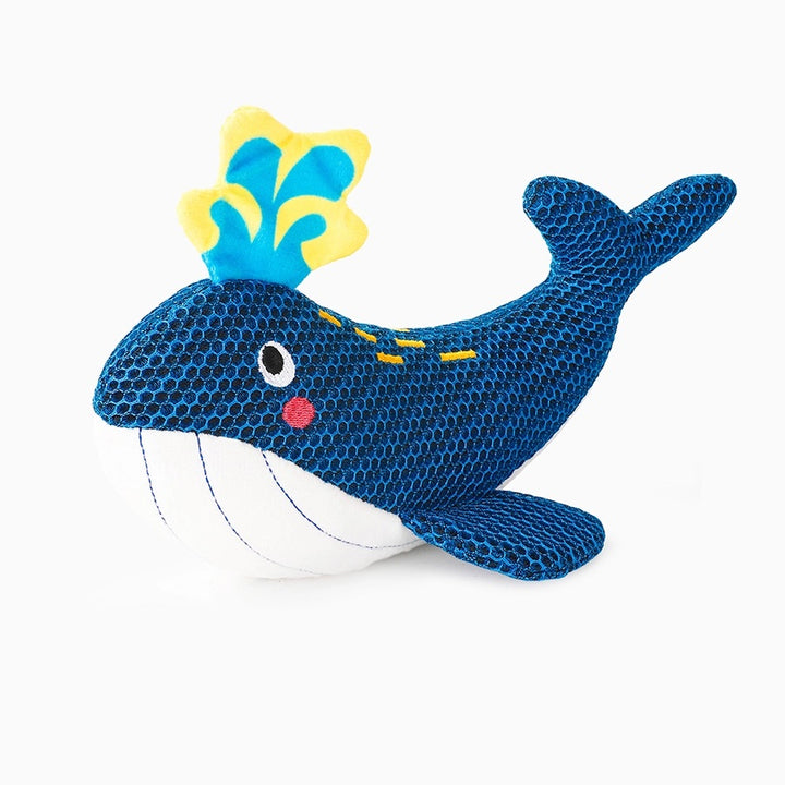 Whale Plush Dog Toy